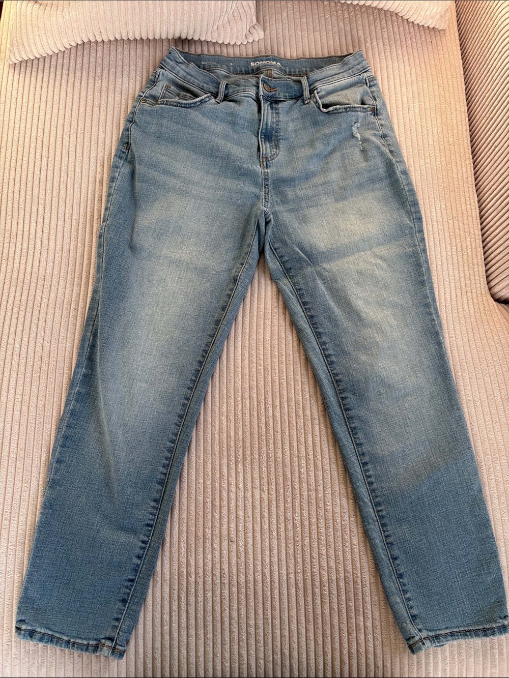 Sonoma Women’s Light Blue Denim Jeans - Boyfriend Fit